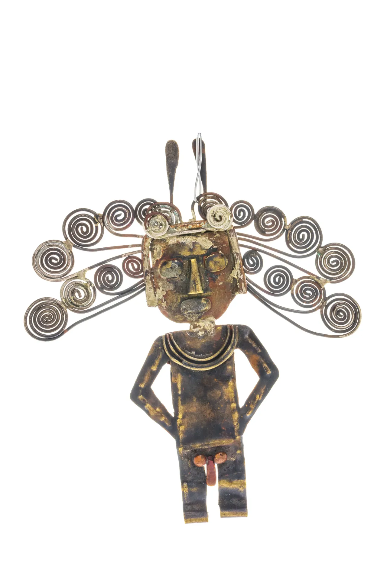 Vigía Precolombino — Escultura en metal