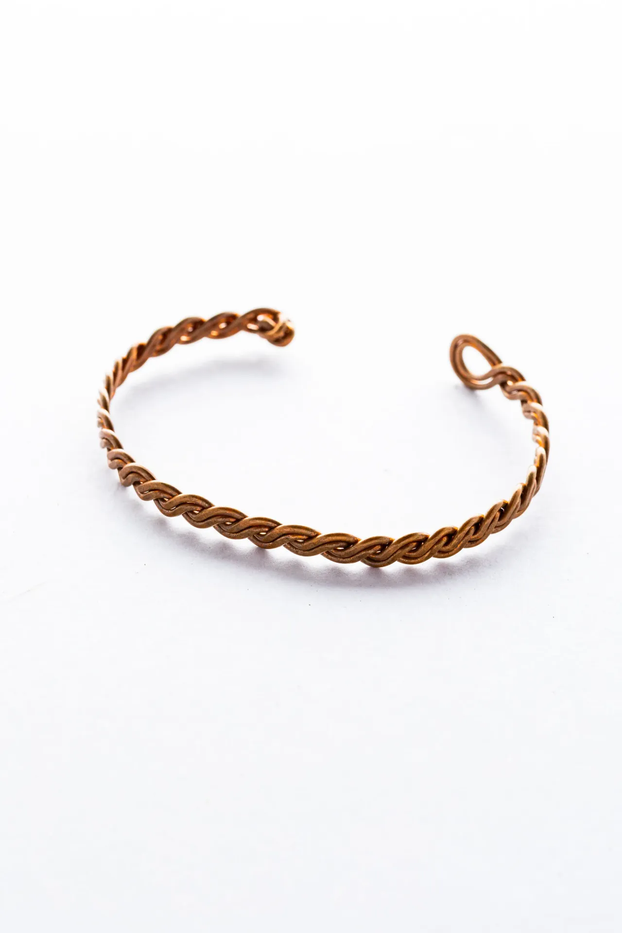 [PU-CU-SI-274] Pulso de Cobre — Serie de pulseras artesanales  (Retorcido simple)