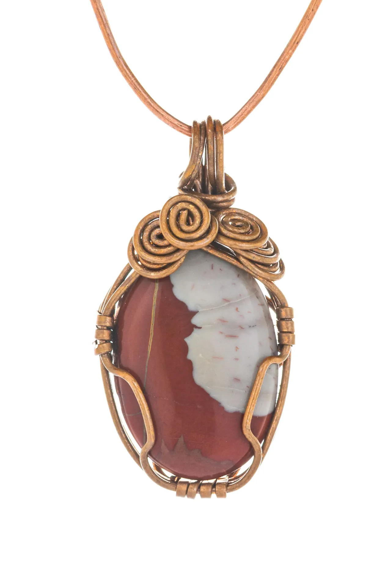 [DI-CU-JA-035] Tierra Pintada — Dije de Cherry Creek Jasper